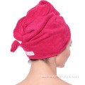 High quality microfiber dry hair towel wrap
